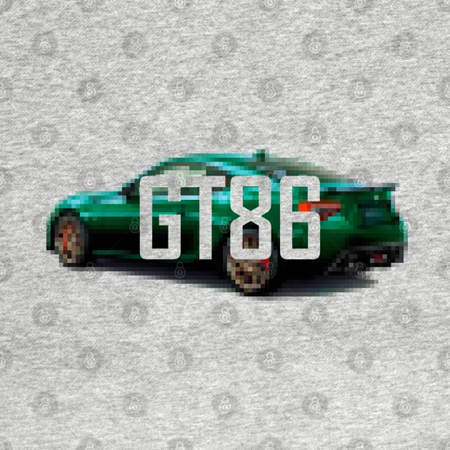 GT86 PIXEL Green by CharlieCreator